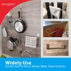 Songtec Bathroom Towel Bar 16-inch, No Drill Stick On Towel