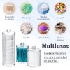 Paquete de 3 frascos de boticario con dispensador de hisopos