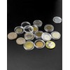 QWORK® 200PCS Coin Capsule Coin Holder - 25mm - Plastic
