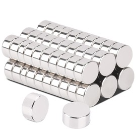 BOCHUANG 100pcs Round Magnet Neodymium Magnets 6x3mm Small Disc Magnets Strong Magnets Super Strong Disc Magnets Disc Magnets Permanent Strong Rare Earth Magnets Refrigerator Magnets Ideal for Office,