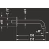 Duravit No.1 Bath Filler with Round Wall Cover, Bath Inlet,