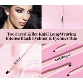 Too Faced Killer Liner Waterproof Gel Eyeliner - Intense Black new in box