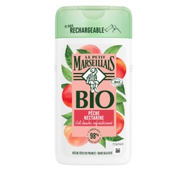 Le Petit Marseillais Organic Shower Gel Refreshing pH Neutral Peach Nectarine 250ml