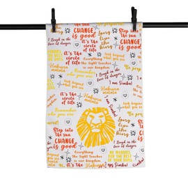 MNIGIU Musical Lover Gift Musical Quotes Dish Kitchen Towel for Theater Fan Housewarming Gift (L King Towel)