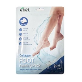 Ikel 이켈 풋필링팩 40g 콜라겐 (풋마스크팩 발각질제거 발뒤꿈치 풋케어 보습) Ikel Foot Peeling Pack 40g Collagen (Foot Mask Pack, Dead Skin Removal, Heel Care, Moisturizing)