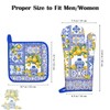 Arquiel Oven Glove and Pot Holder Lemon Set of 2,