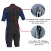 Ocealite Men's 3mm Shorty Wetsuit Neoprene Back Zip Diving Suit