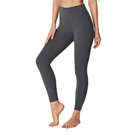 Heathyoga Womens Leggings with Pocket Buttery Soft Leggings for Women High Waisted Leggings Tummy Control Yoga Pants Grey