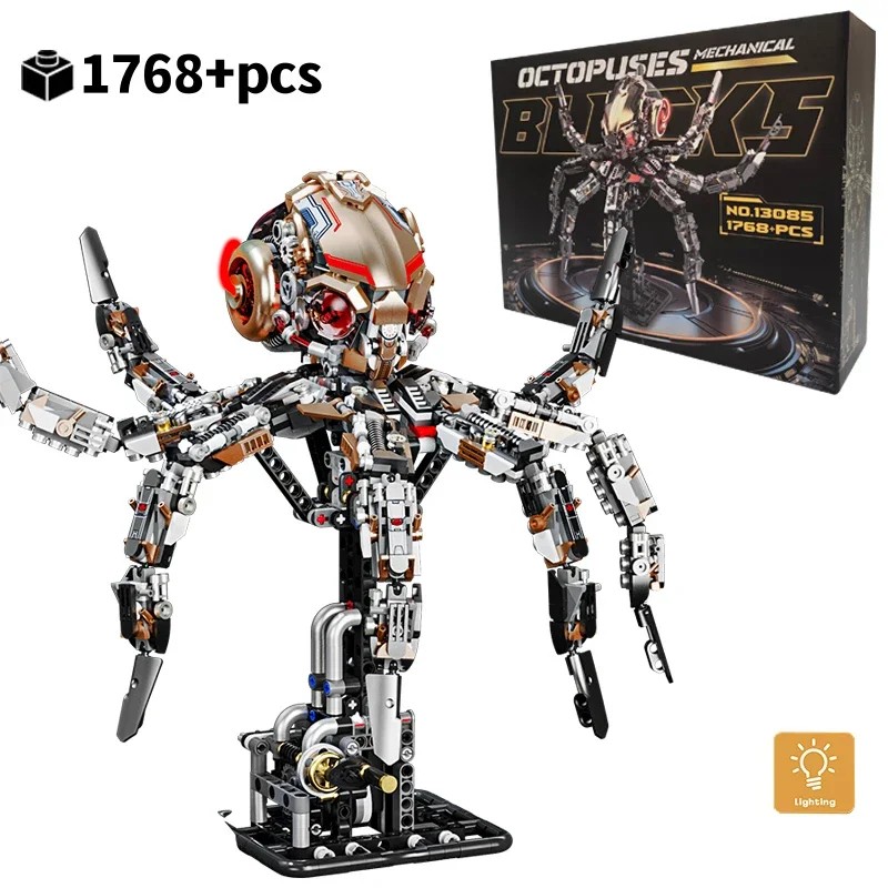 Mechanical Sea Animal Building Blocks for DIY Construction – Motorized