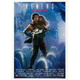 OMG Printing Aliens Alien 2 Sequel Poster/Print/Picture Satin Photo Paper - A1-594mm x 841mm