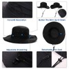 Comhats UPF 50 Wide Brim Sun Hats Summer Mesh UV