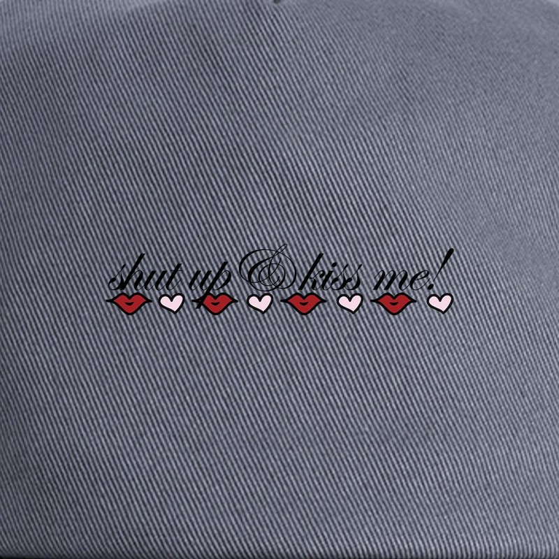 CafePress Shut Up Unique Adjustable Baseball Hat Gray