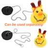 MAIXINNEW Bath Plug with Chain 45mm, Rubber Floating Bath Tub