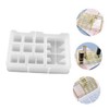 NUOBESTY Epoxy Resin Molds DIY Lipstick Storage Box Silicone Mold
