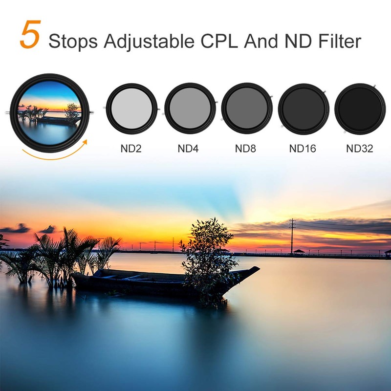 K&F Concept NANO-X 2IN1 Series Variable ND + C-PL Multi-Function