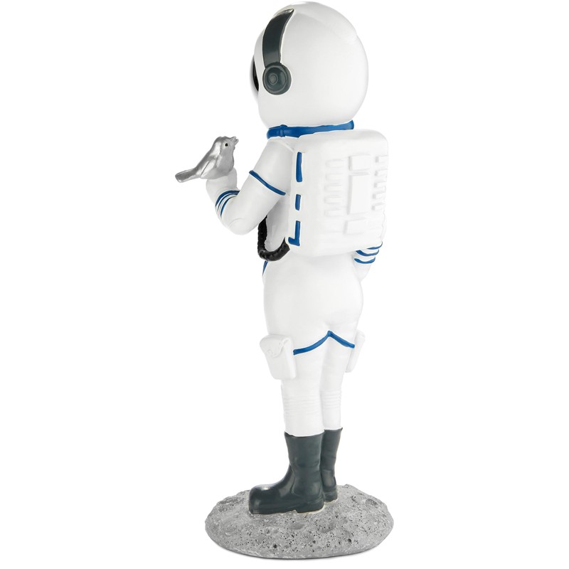 BRUBAKER Decorative Astronaut with Small Bird - 30 cm Spaceman