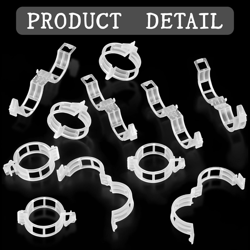 Lets Joy Pack of 100 plant clips, tomato clips, plant