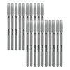 SAINO Primo+ Ballpoint Pens, BLACK, Fine Point (0.7mm), Pack of