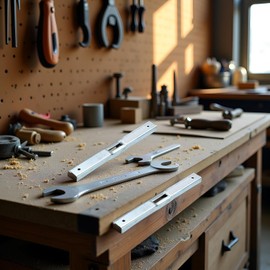 aoukoslt 2-Pcs Precision Chainsaw Depth Gauge Tools - 0.65mm/0.026in Portable Raker File Guide Kit with Stainless Steel Template for Oregon/Husqvarna Chainsaws