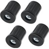 Design61 4 x Threaded Plugs, Round Tube Plugs, Adjustment Plugs,