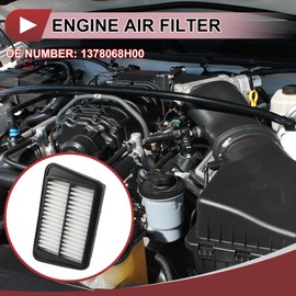 HEROFFIX Motorluftfilter Luftfilter Luftreiniger Element Nr. 1378068H00 für SUZUKI DA64V 2005-2010 1 Stück Langlebig für Auto