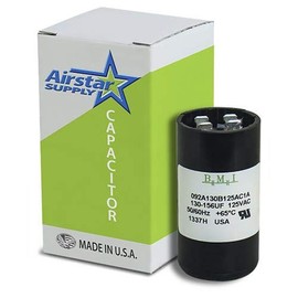 USA Motor Start Capacitor 130-156 uF MFD 110 125 VAC Replaces 11911 11011 PMJ130 PMJ130A