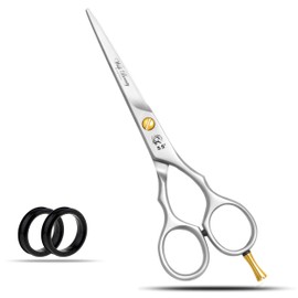 Hairdressing Scissor Hair Scissor for Professional Hairdressers Barbers Stainless Steel Hair Cutting Shears for Salon, Men, Women, Children and Adults - (5.5" Scissors)