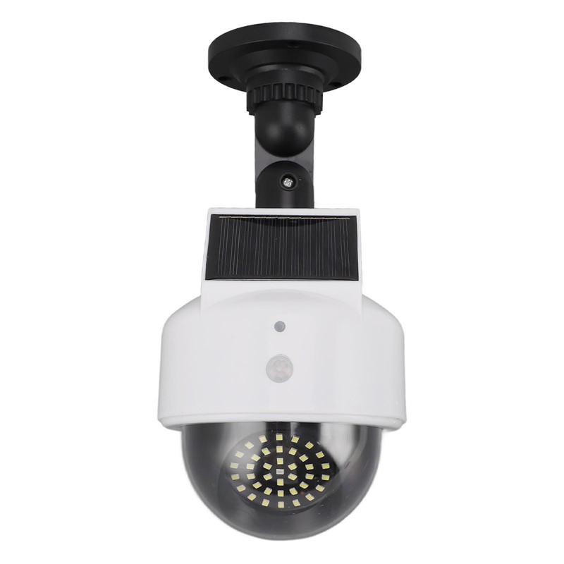 Solar Dummy Fake Camera Security Outdoor Solar Powered Simulated Surveillance