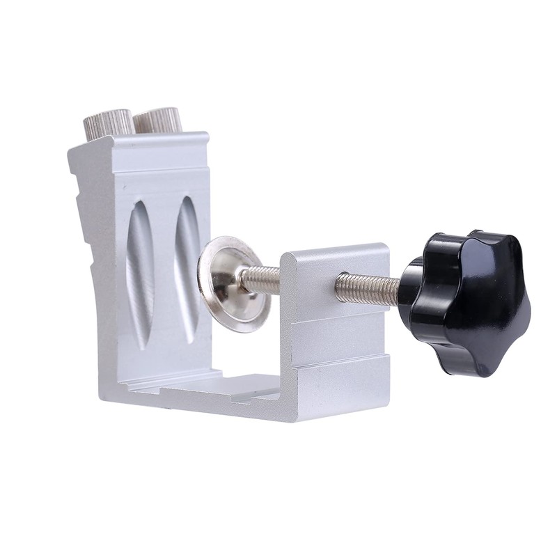 KATSU 15 Degree Pocket Hole Screw Jig Kit 36PCs, Aluminum