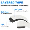 Thinvik EVA Cork Bike Handlebar Tape–Environmental Bicycle Bar Tape, Anti-Slip