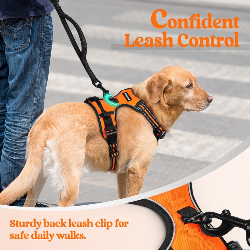 rabbitgoo Dog Harness Large Dog No Pull Pet Harness with