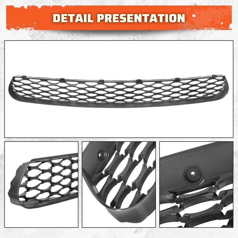 ECOTRIC Front Lower Grille Grill Assembly Compatible with 2015-2023 Dodge