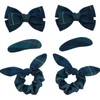 6pcs Uniform Hair Accessories for Girls, 2 Back to School