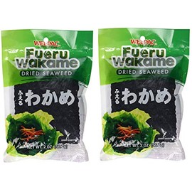 Wel-Pac Fueru Wakame 2 oz. (algas marinas secas) (paquete de 2)