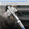 Grease Gun Coupler Kit - Quick Lock Grease Gun Coupler