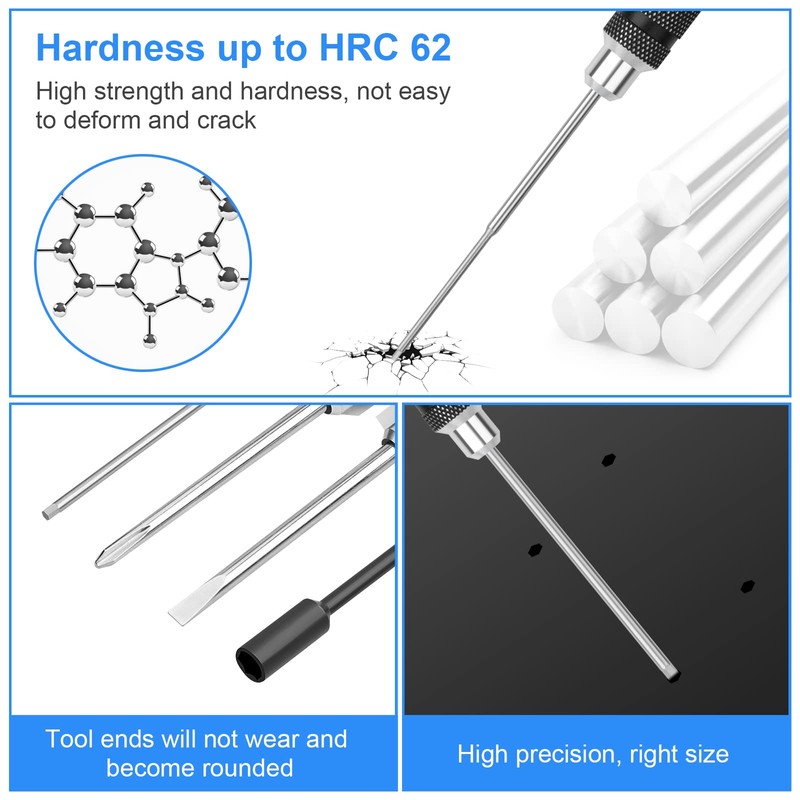 RC Hex Screwdriver Tool Set 16 Pcs Screwdrivers Kit 4