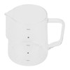 500ml Coffee Milk Cup Thicken Glass Measuring Frothing Cup for