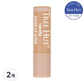 Tree Hut Lip Scrub Stick, 2 pieces, 3.5g, vanilla / 트리헛 립 스크럽 스틱, 2개, 3.5g, 바닐라