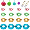 Generic SZMD 32 Pieces (16 Pairs) Pompom, Bobble Maker for