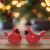 The Bridge Collection 3" Red Cardinal Bird Salt & Pepper
