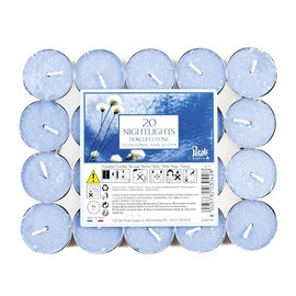 Price's Candles Aladino Cotton Flowers Nightlights Pack of 20 (Aladino Range)