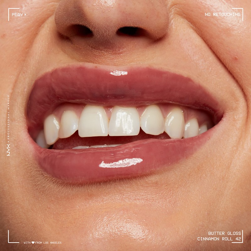 NYX PROFESSIONAL MAKEUP Butter Gloss, Non-Sticky Lip Gloss - Cinnamon