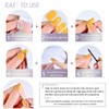 XEAOHESY 32pcs Semi Cured Gel Nail Strips, Needs to Be