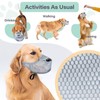 SHUOHONG Dog Muzzle, Nylon Mesh, Breathable and Comfortable, Muzzle for