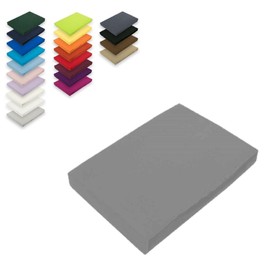 Exclusive Home Textile Jersey Fitted Sheet Elasticated Edging, 60 x 120 - 70 x 140 cm