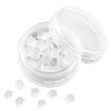 Rubber Earring Backs Soft Clear Earring Backings for Studs Hypoallergenic