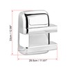 TOP-VIGOR Chrome Side Mirror Covers Compatible with Ford F250 2008-2016