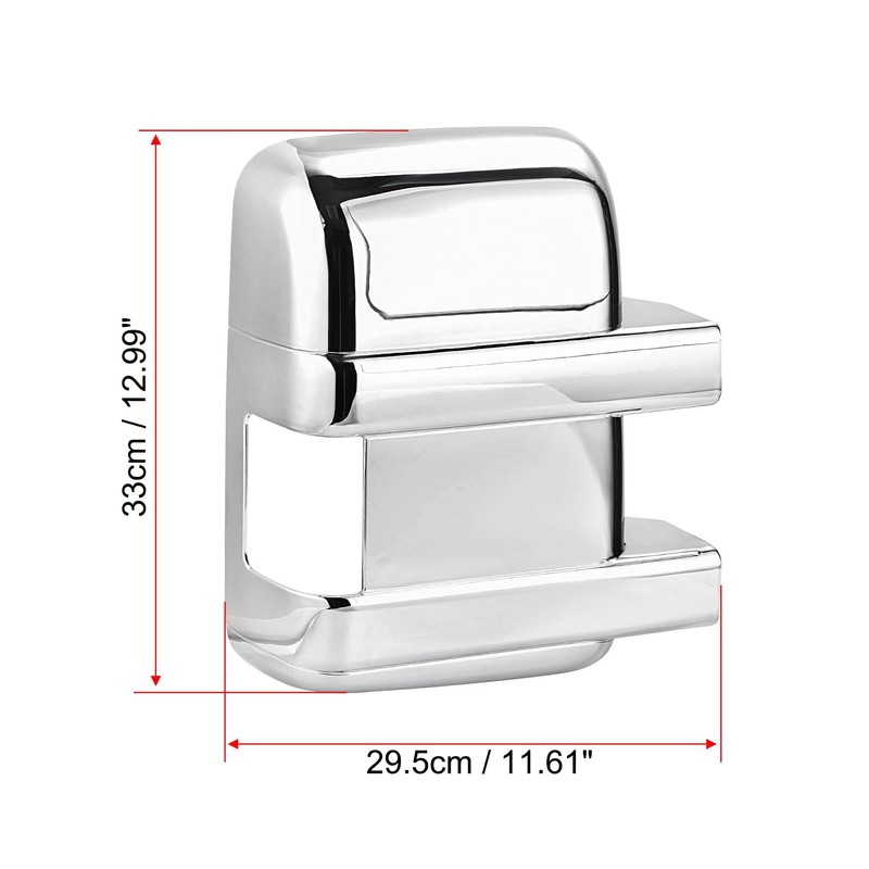 TOP-VIGOR Chrome Side Mirror Covers Compatible with Ford F250 2008-2016