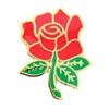 Lancashire County Red Rose English Rose enamel lapel pin badge
