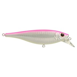 Berkley Juke Fishing Lure, Pink Silver, 100, 4in | 10cm, Flat-Sided Body Darts and Flashes to Imitate Baitfish, Equipped with Sharp 3X Anti-Rust Fusion19 Treble Hooks